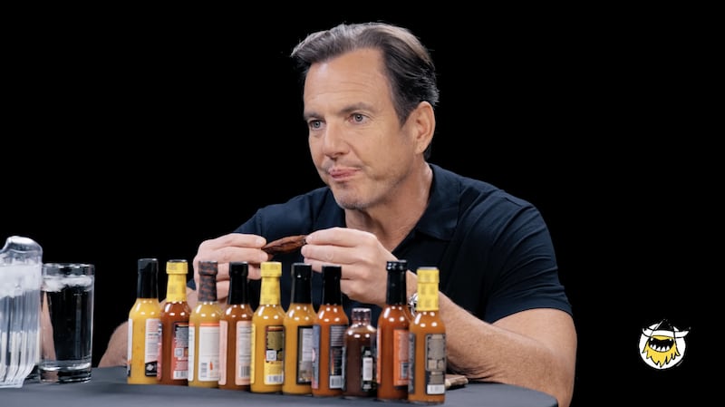 Will Arnett on "Hot Ones" 2026