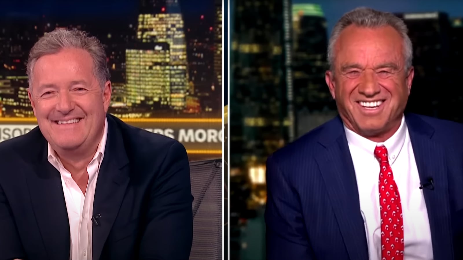 Piers Morgan asks Robert F. Kennedy Jr. about his brain worm.