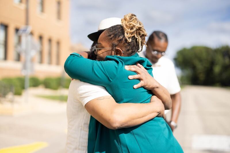 Bryan Hooper Sr walked free after nearly three decades behind bars.