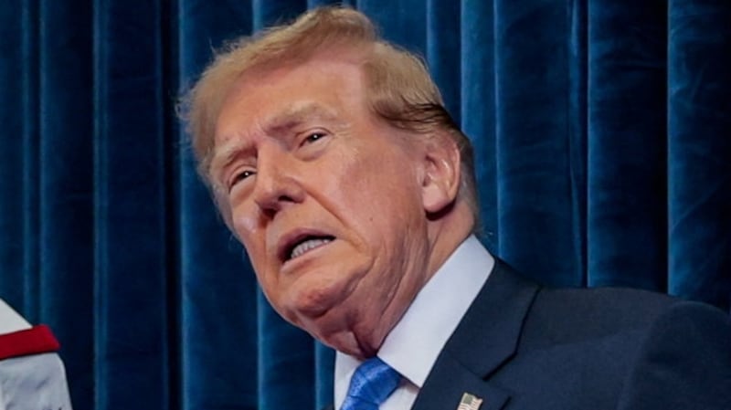 U.S. President Donald Trump arrives for a Congressional Space Medal of Honor presentation to the Artemis II crew at NASA's Johnson Space Center in Houston, Texas, U.S., August 28, 2026.