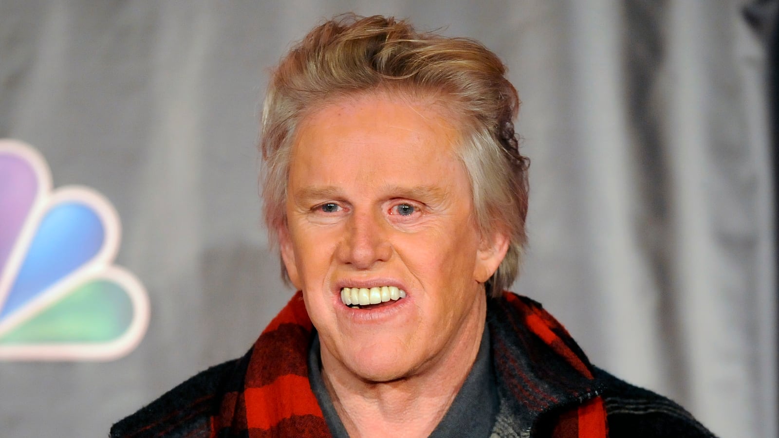 Actor Gary Busey takes part in a panel discussion of NBC Universal's series ‘All-Star Celebrity Apprentice’