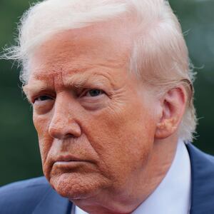 Joy Behar and Donald Trump