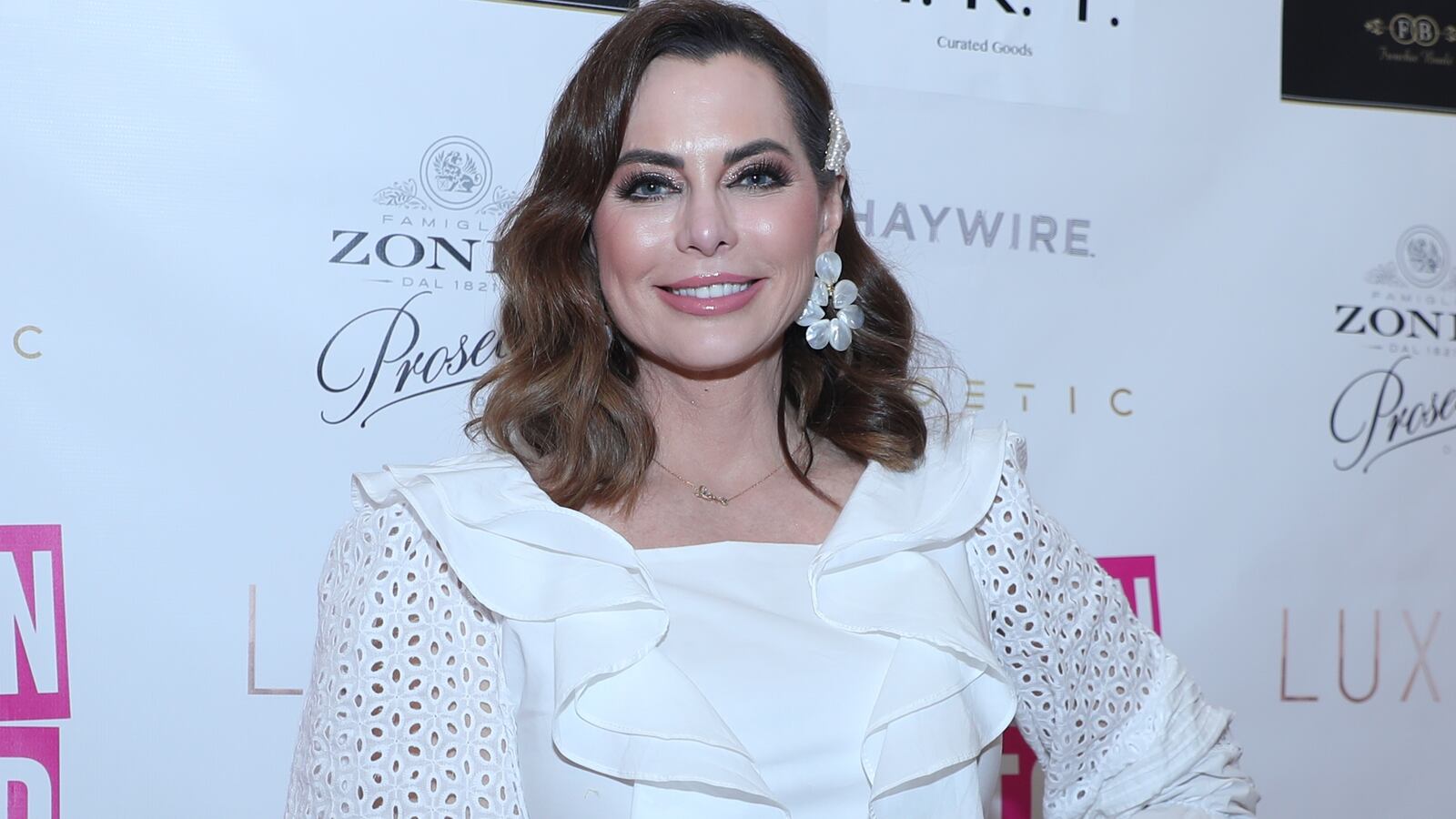 D'Andra Simmons of "Real Housewives of Dallas" attends the red carpet during the "Night of Shopping, Sex + Rock N' Roll"