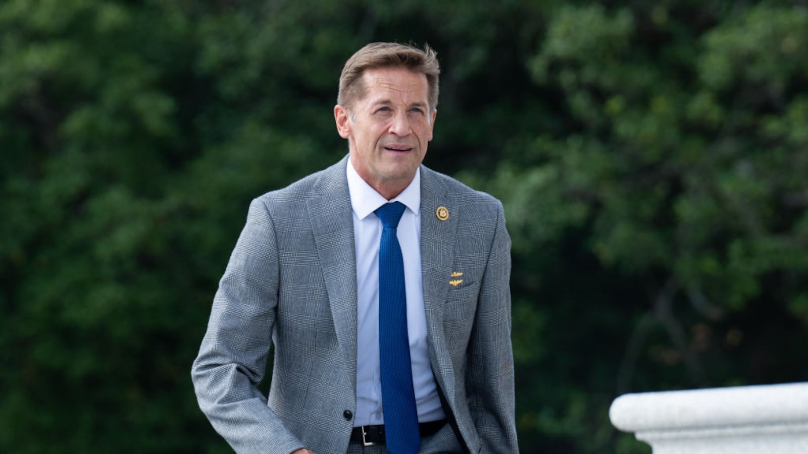 Rep. Rich McCormick, R-Ga., walks up the House steps for the final vote of the week in the Capitol on Thursday, September 12, 2024.