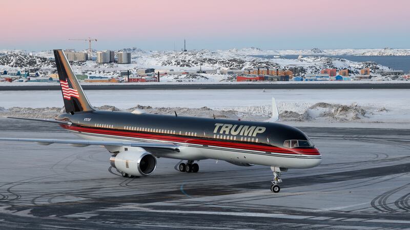 Donald Trump Jr. visited Greenland last month.