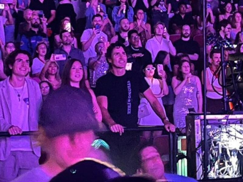 Justin Trudeau Spotted at Katy Perry Concert Days After Dinner With Pop Star