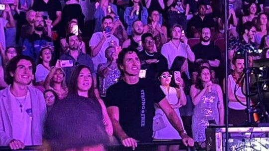 Justin Trudeau Spotted at Katy Perry Concert Days After Dinner With Pop Star