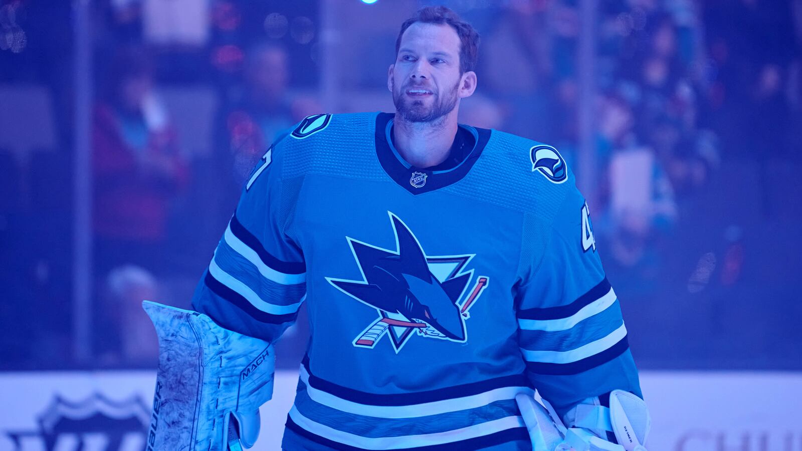 James Reimer of the San Jose Sharks