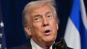 US President Donald Trump speaks during a joint press conference with Israeli Prime Minister Benjamin Netanyahu (off frame) at Trump's Mar-a-Lago residence in Palm Beach, Florida, on December 29, 2025.