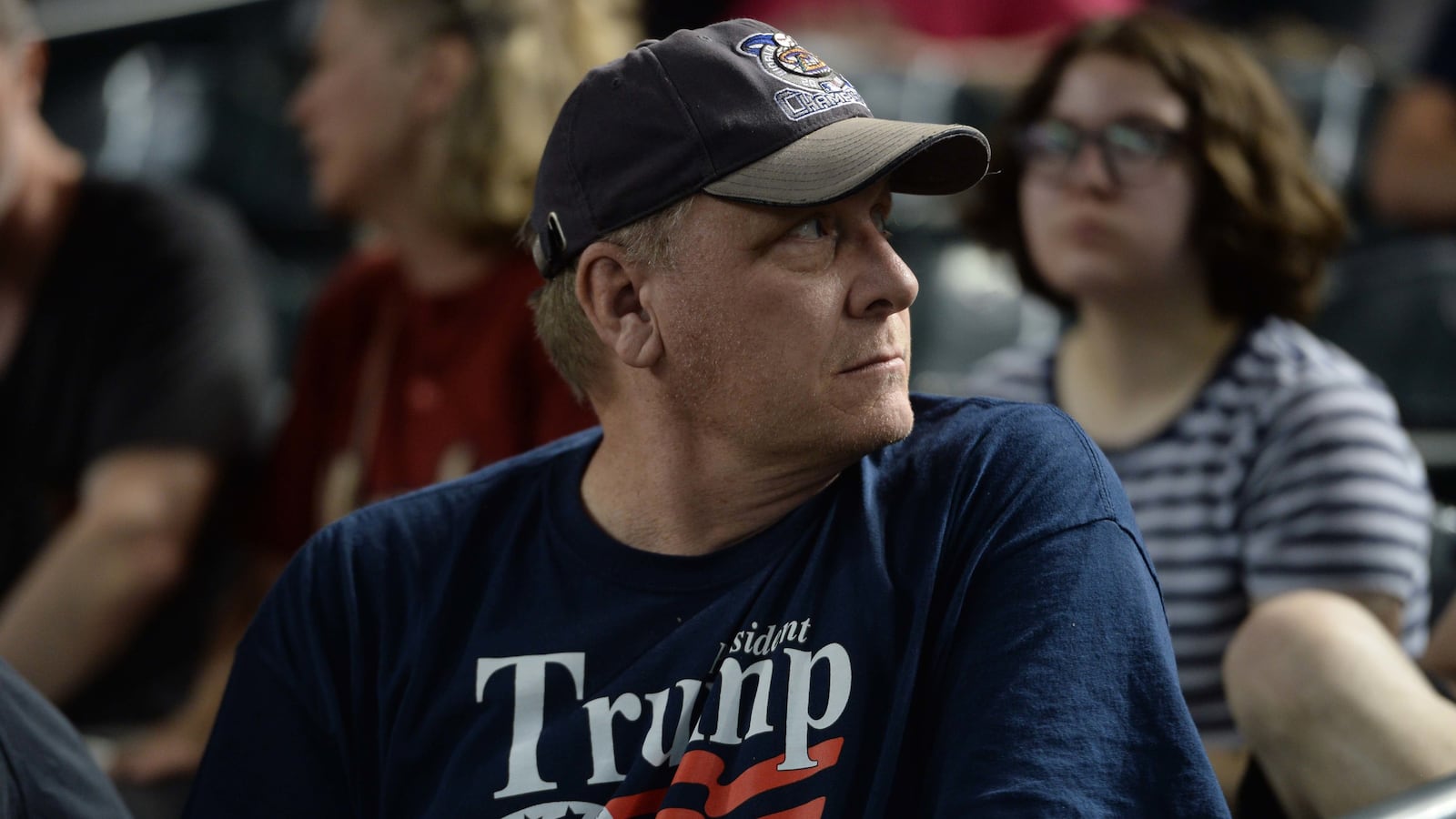 Curt Schilling looks on during the first inning of the game between the Arizona Diamondbacks and the San Francisco Giants