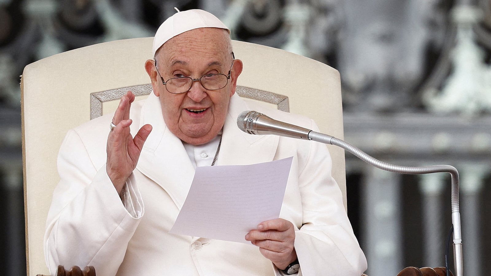 Pope Francis congratulated Russian President Vladimir Putin on his re-election, according to Russian state media.