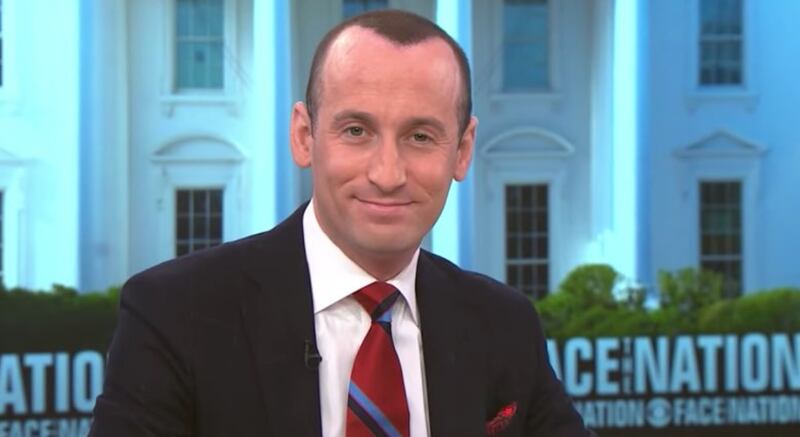 Miller on CBS's Face the Nation in 2018.