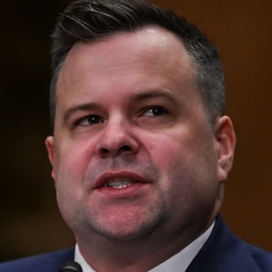 WASHINGTON, DC - FEBRUARY 27: William Pulte, of Florida, to be Director of the Federal Housing Finance Agency, testifies during a Senate Banking, Housing, and Urban Affairs Hearing to examine his nomination of at the Dirksen Senate Office Building on February 27, 2025 in Washington, D.C. (Photo by Ricky Carioti/The Washington Post via Getty Images)