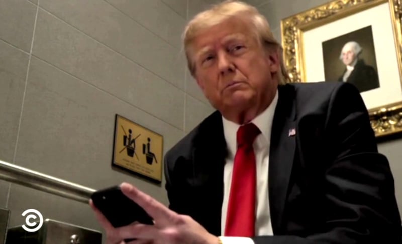 South Park, deepfaked Trump on toilet