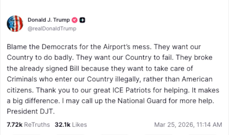 Donald Trump truth social