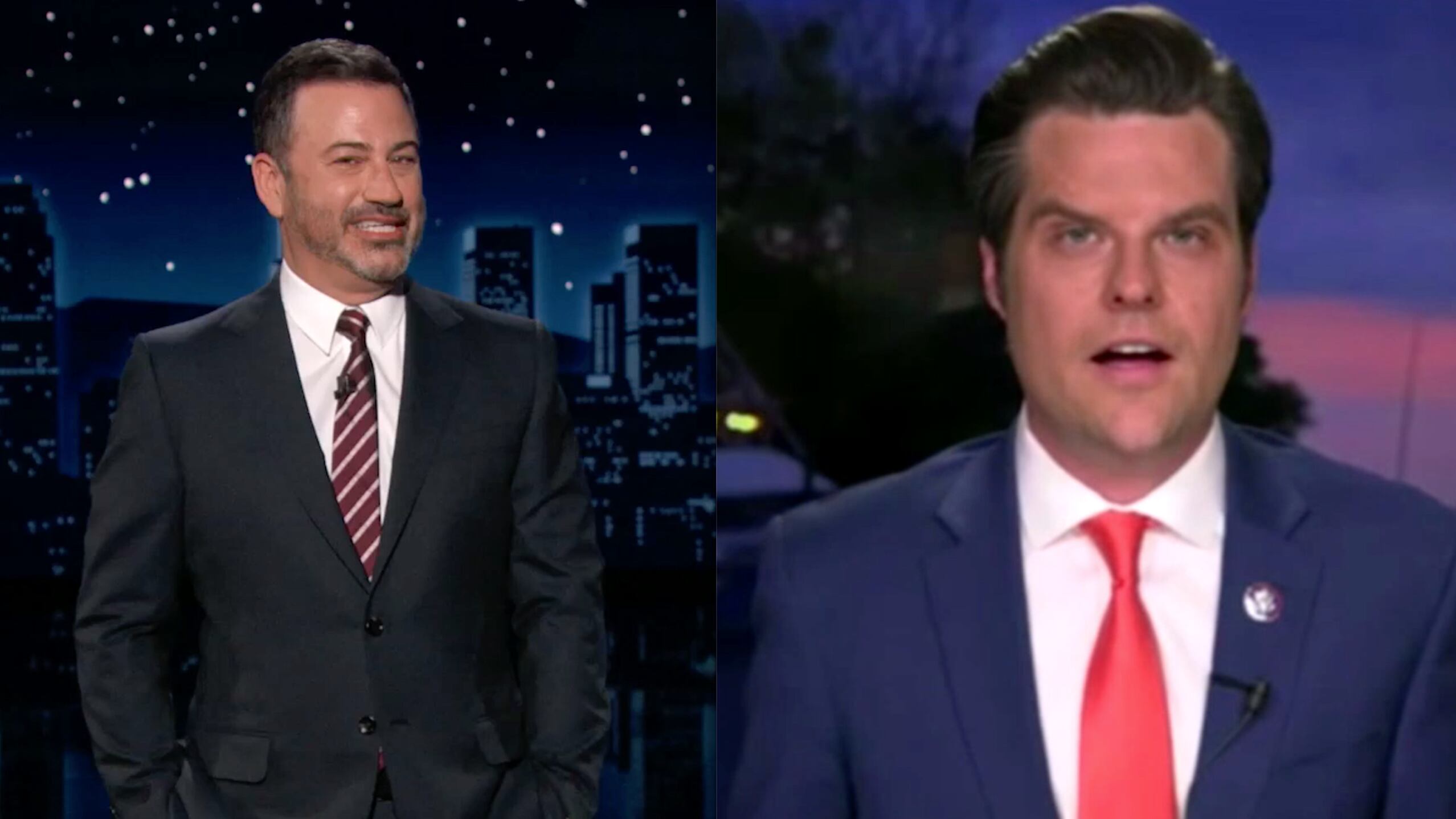 Jimmy Kimmel Gleefully Mocks Matt Gaetz's Tucker Carlson Disaster