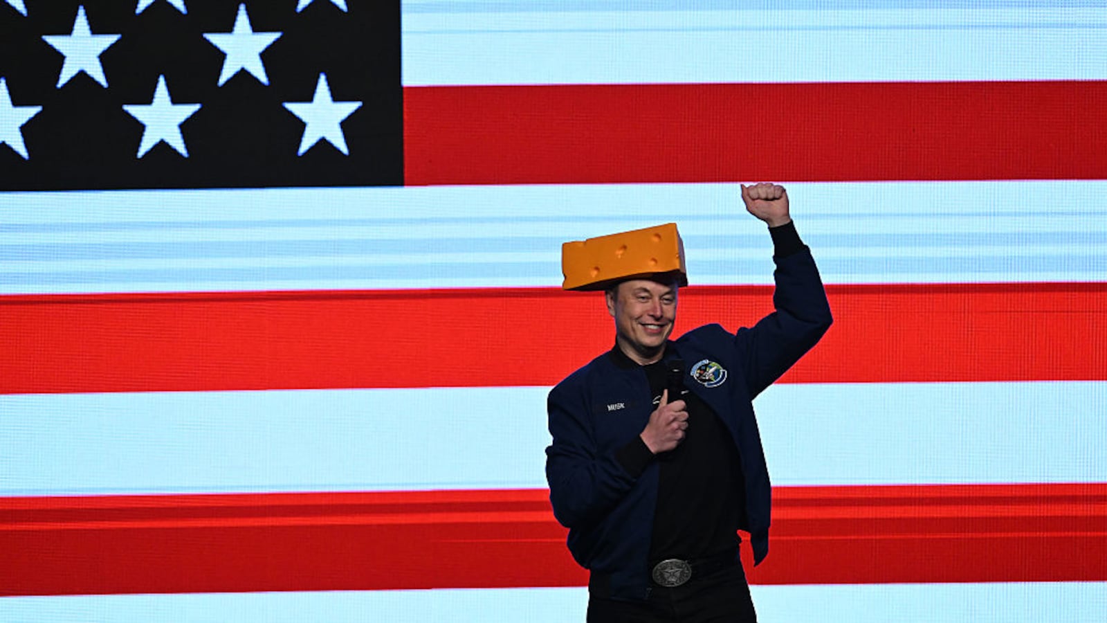 White House Senior Advisor, Tesla, and SpaceX CEO Elon Musk speaks during a Town Hall event at KI Convention Center on March 30, 2025 in Green Bay, Wisconsin.
