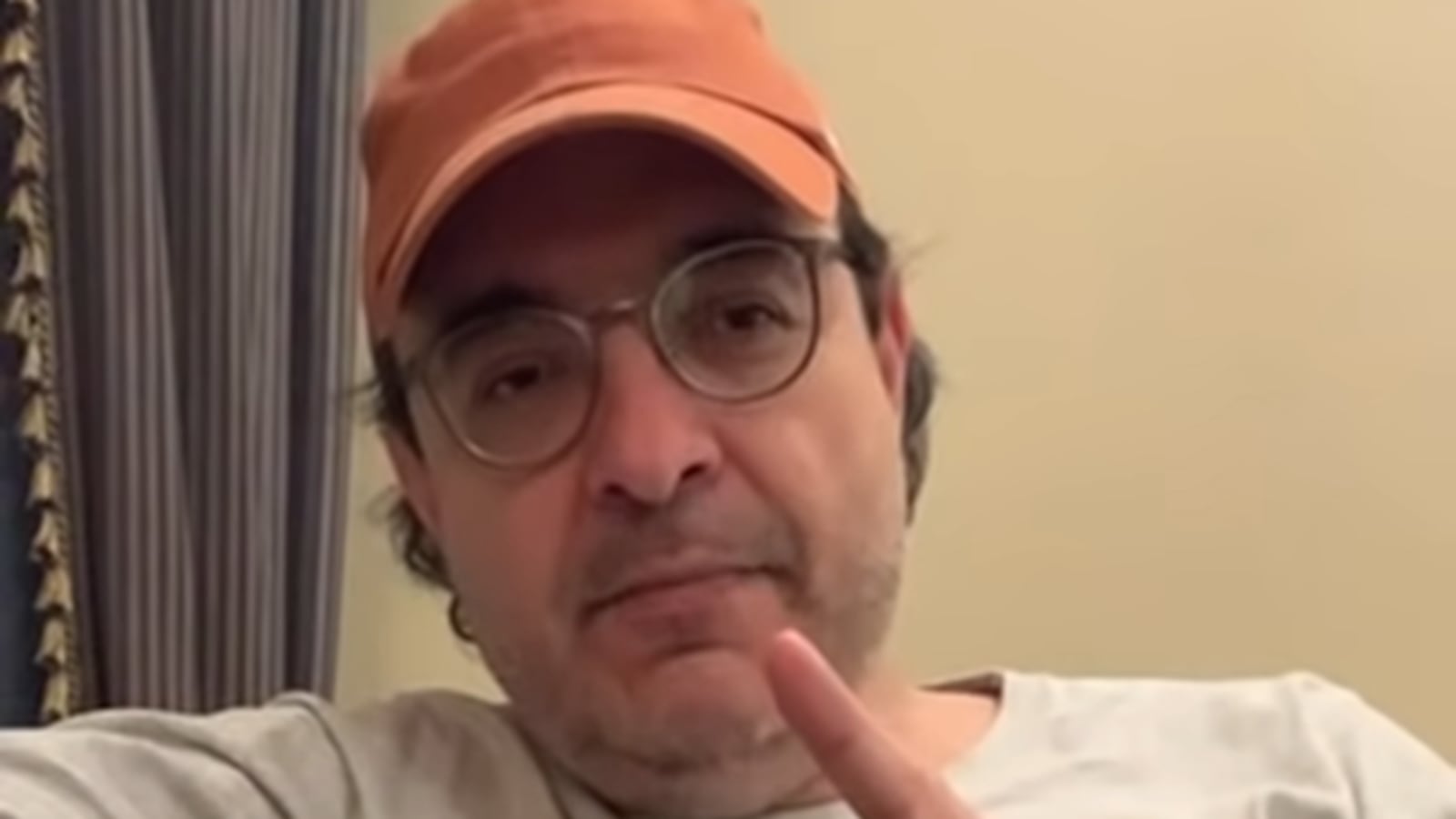 Gonzalo Lira speaks in a YouTube video.