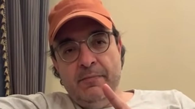 Gonzalo Lira speaks in a YouTube video.