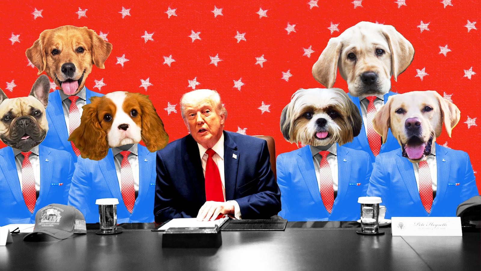 Donald Trump and dogs