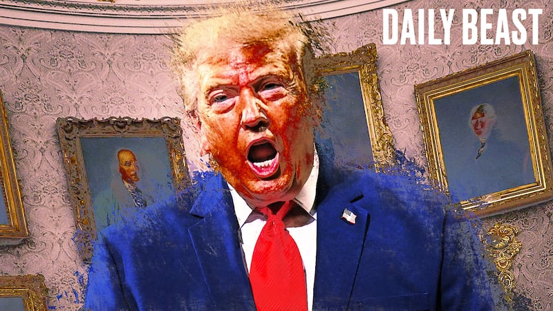 Donald Trump in the Oval Office