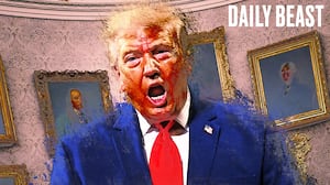 Donald Trump in the Oval Office