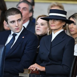 Barron, Melania Trump