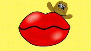 Lips, Ice hat illustration