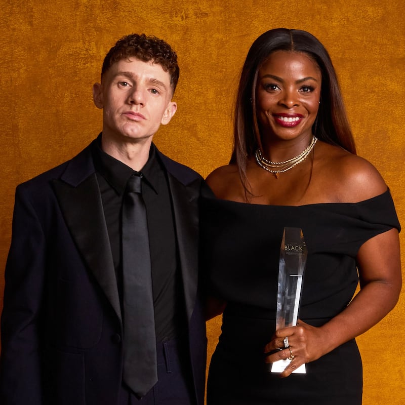 Chris Perfetti and Janelle James at the Critics Choice Association 8th Annual Celebration of Black Cinema & Television