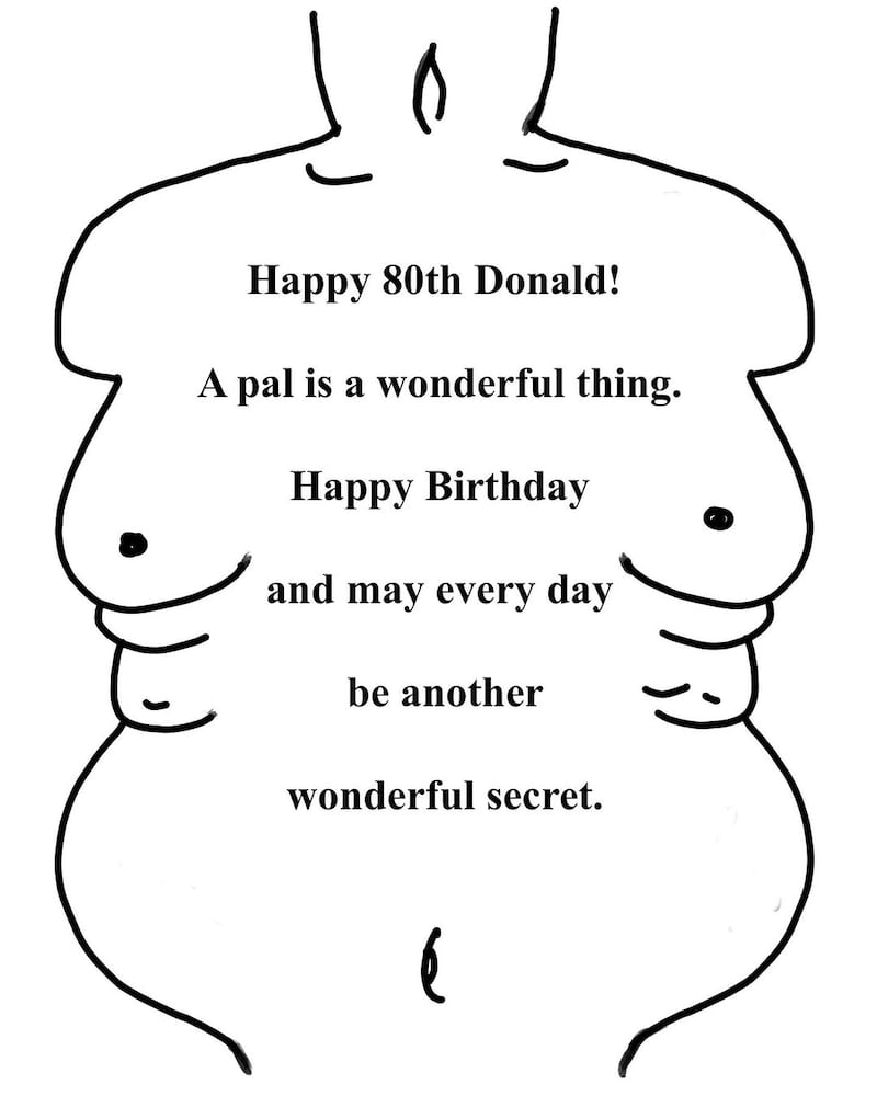 jimmy kimmel donald trump birthday card