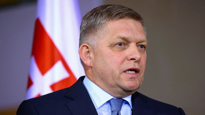 Slovakia's Prime Minister Robert Fico