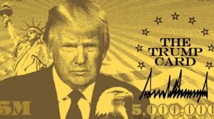 Screenshot of the $5 Million Trump Card.