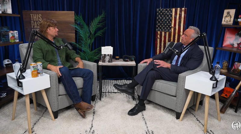 HHS Secretary RFK. Jr. on Theo Von's podcast on Thursday.