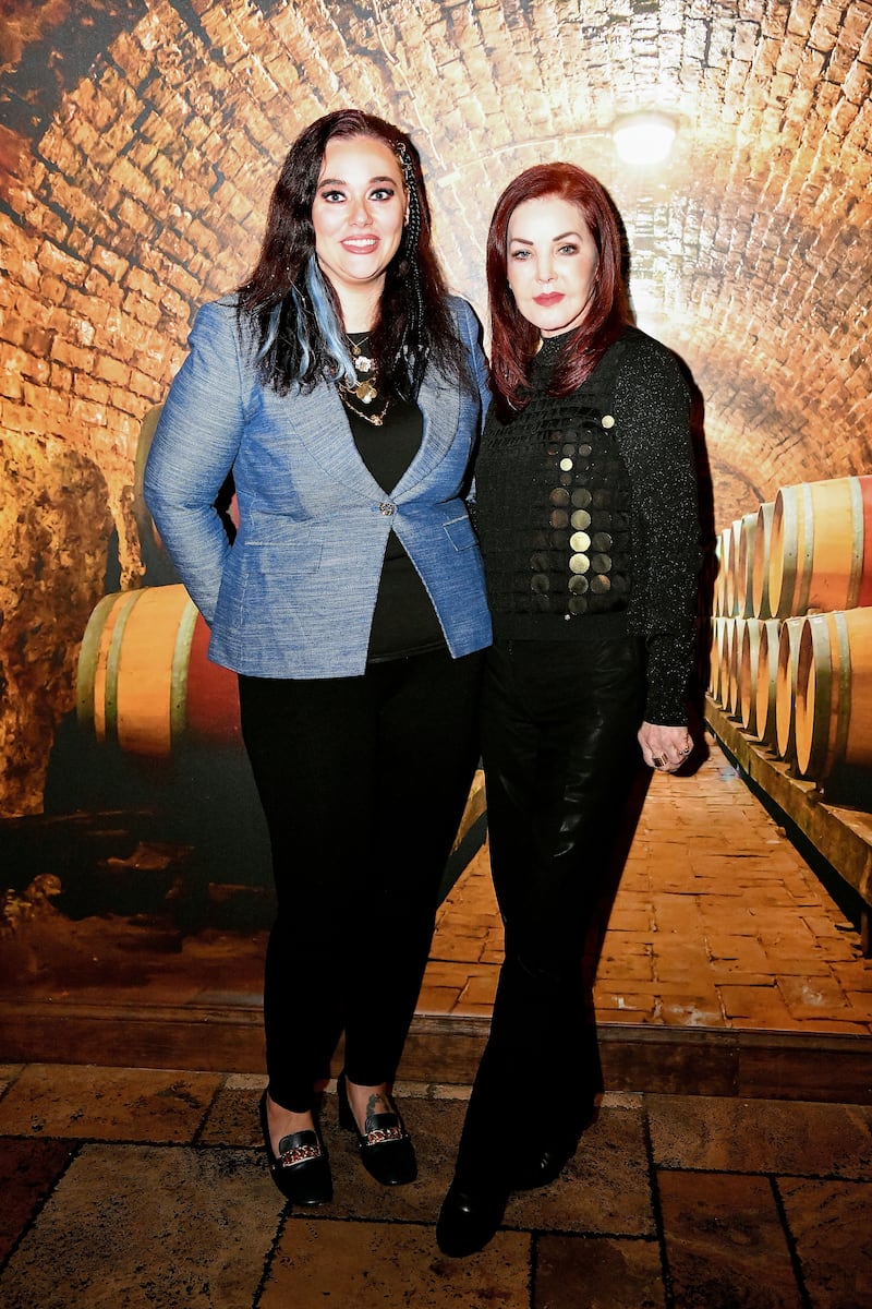 Brigitte Kruse and Priscilla Presley