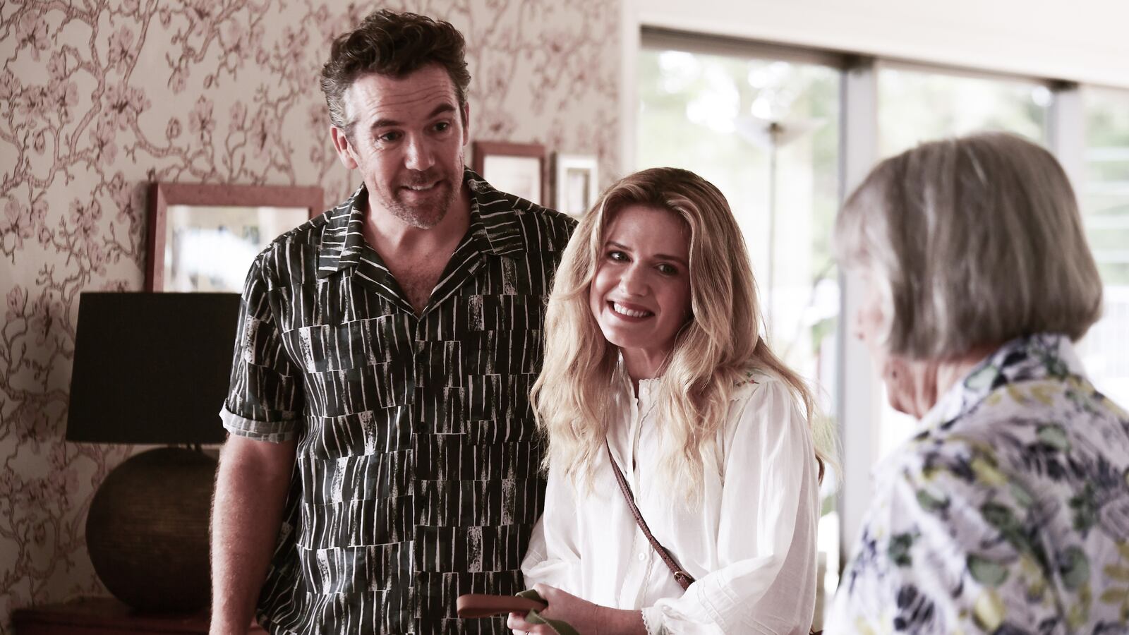 Patrick Brammall and Harriet Dyer in Colin From Accounts Season 2