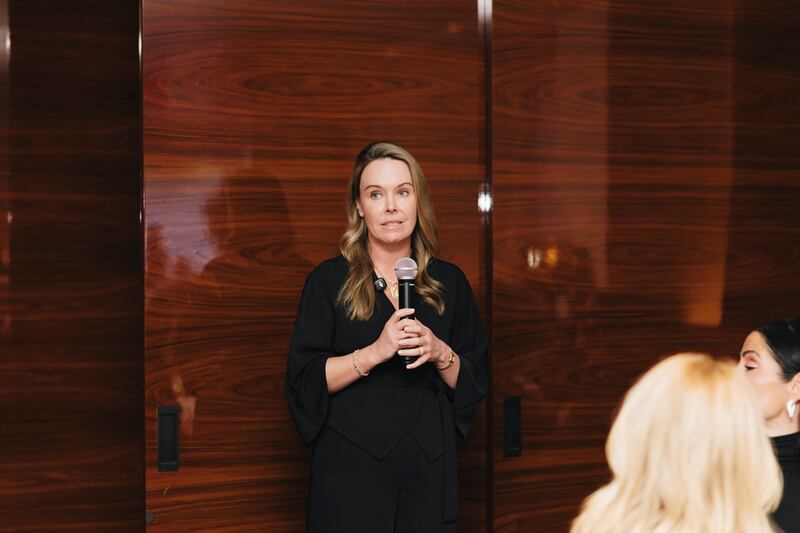 Jill Hazelbaker, chief marketing officer and senior vice president at Uber, which co-sponsored the event.