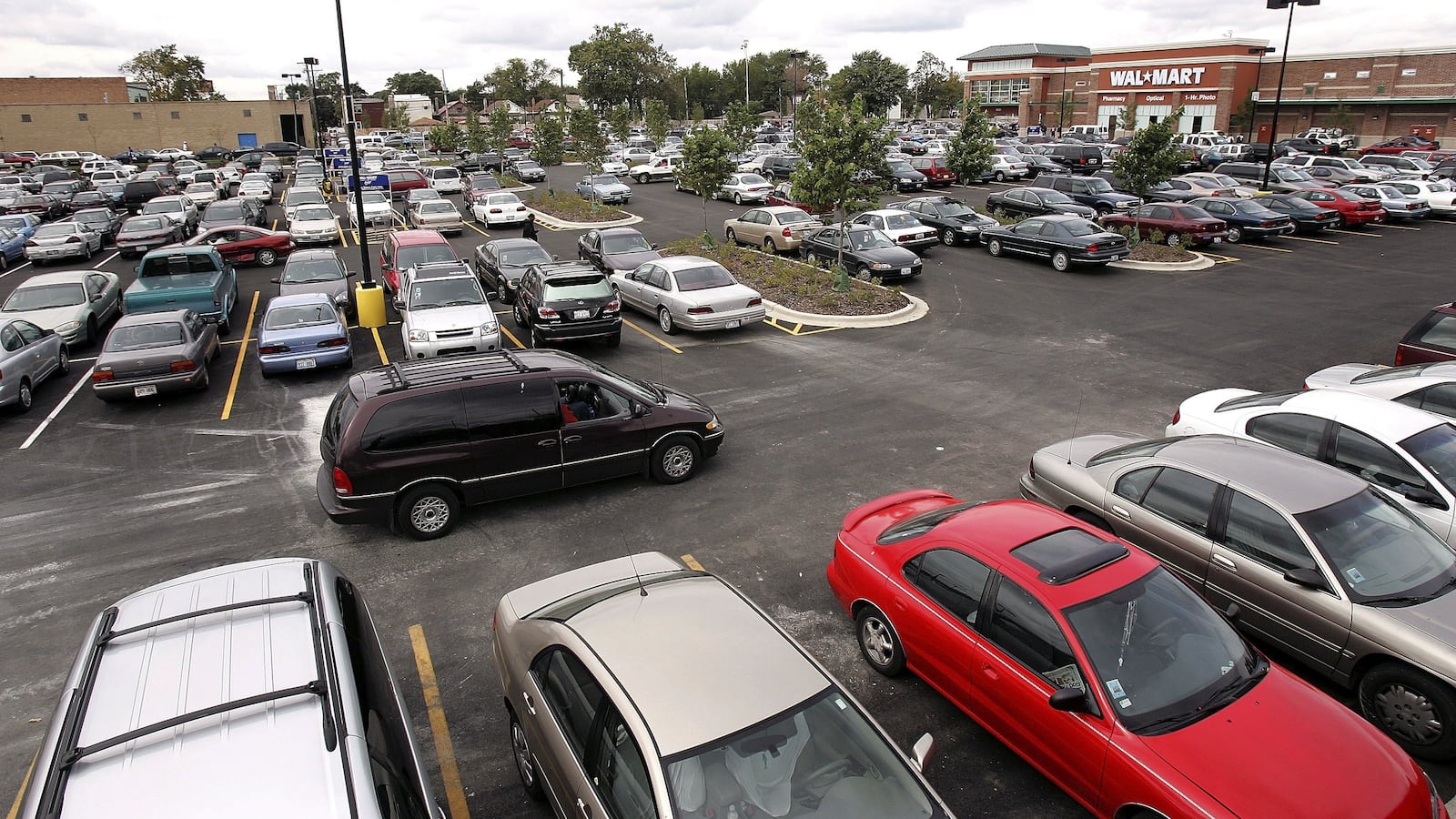 A parking lot