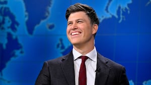 Anchor Colin Jost during Weekend Update