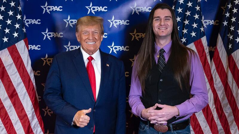Scott Presler and Donald Trump