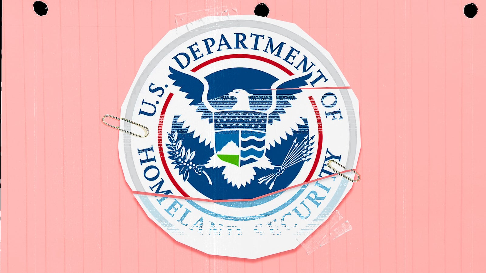 DHS is running out of basic supplies during the federal shutdown. illo