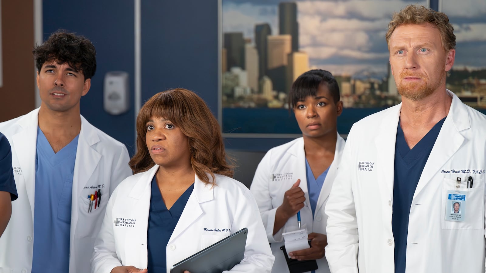 GREY'S ANATOMY - "Heavy on Me" - Bailey and Owen join forces to save a tumor patient, while Richard faces an internal battle. Meanwhile, Jules struggles with her feelings for Winston. THURSDAY, JAN. 15 (10:00-11:00 p.m. EST) on ABC. (Disney/Anne Marie Fox)