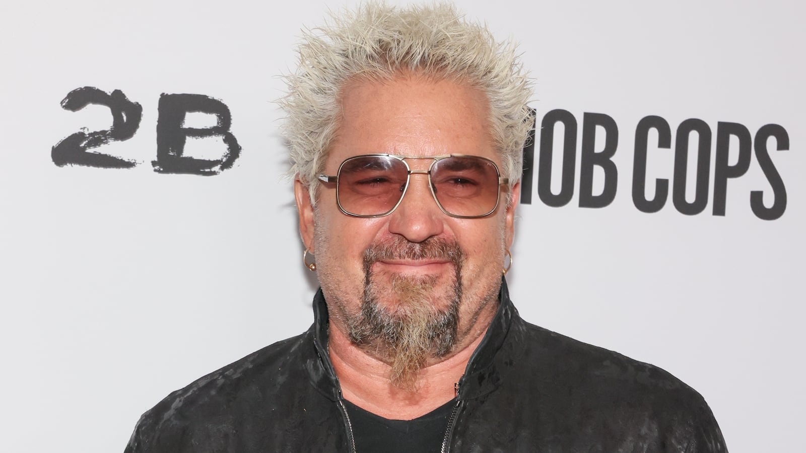 Guy Fieri attends the Los Angeles screening of "Mob Cops.