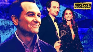 Matthew Rhys with Keri Russell, illo