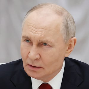 Russia's President Vladimir Putin attends a meeting