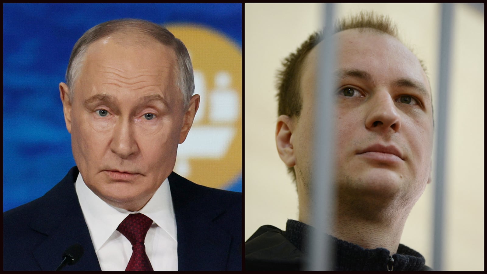 Putin and Gilman side by side