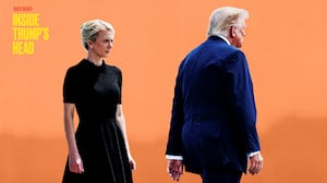 Natalie Harp and Donald Trump