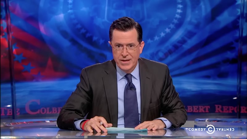 Stephen Colbert on "The Colbert Report"