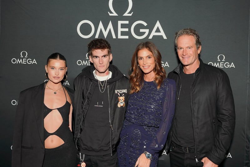 Lexi Wood, Presley Gerber, Cindy Crawford and Rande Gerber