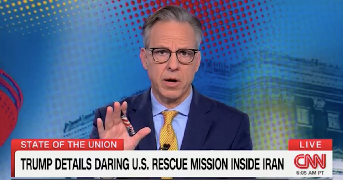 CNN’s Tapper Lets Trump’s Uncensored Meltdown Rip