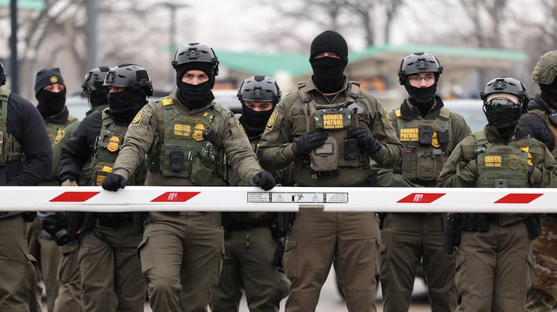 US Border Patrol ICE agents